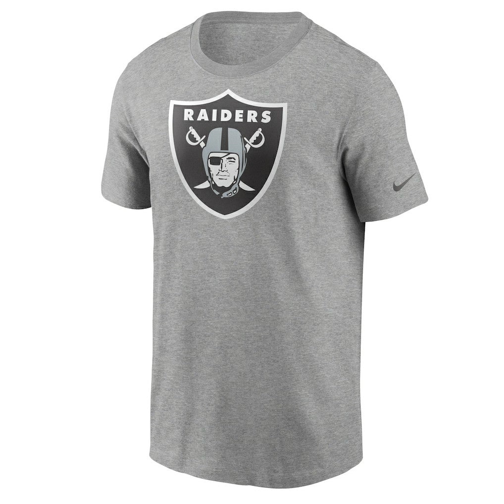 Las Vegas Raiders Primetime Logo Essential T-Shirt Heather Gray - Nike