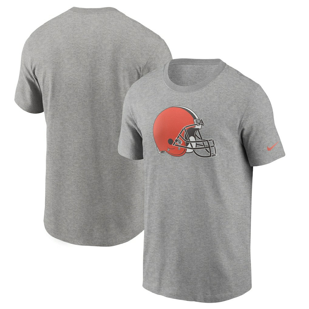 Cleveland Browns Primetime Logo Essential T-Shirt Heather Gray - Nike