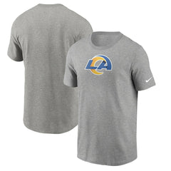 Los Angeles Rams Primetime Logo Essential T-Shirt Heather Gray - Nike