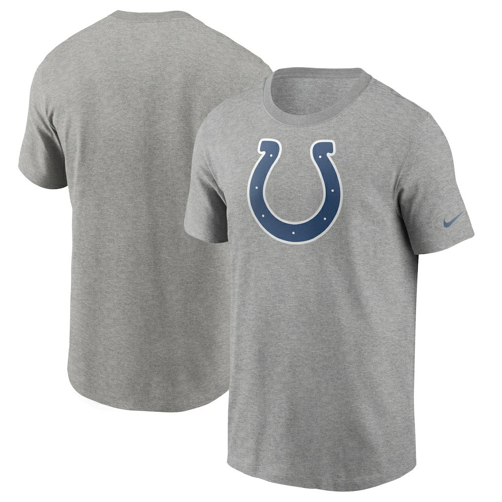 Indianapolis Colts Primetime Logo Essential T-Shirt Heather Gray - Nike