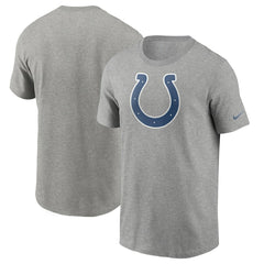 Indianapolis Colts Primetime Logo Essential T-Shirt Heather Gray - Nike