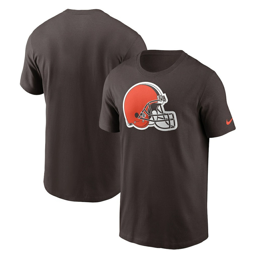 Cleveland Browns Primetime Logo Essential T-Shirt Brown - Nike
