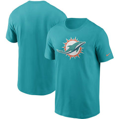 Miami Dolphins Primetime Logo Essential T-Shirt Aqua - Nike