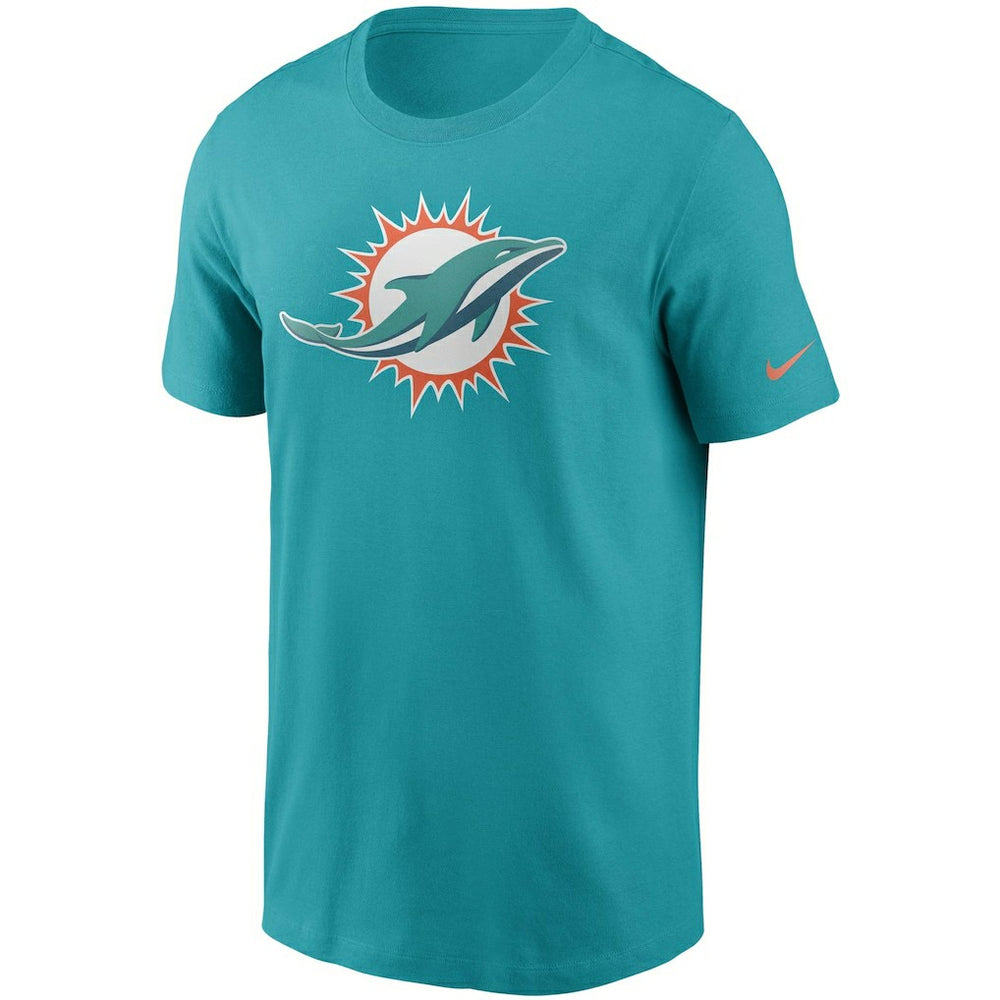 Miami Dolphins Primetime Logo Essential T-Shirt Aqua - Nike