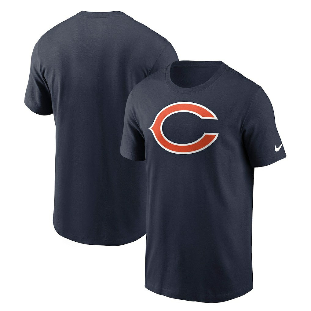 Chicago Bears Primetime Logo Essential T-Shirt Navy - Nike