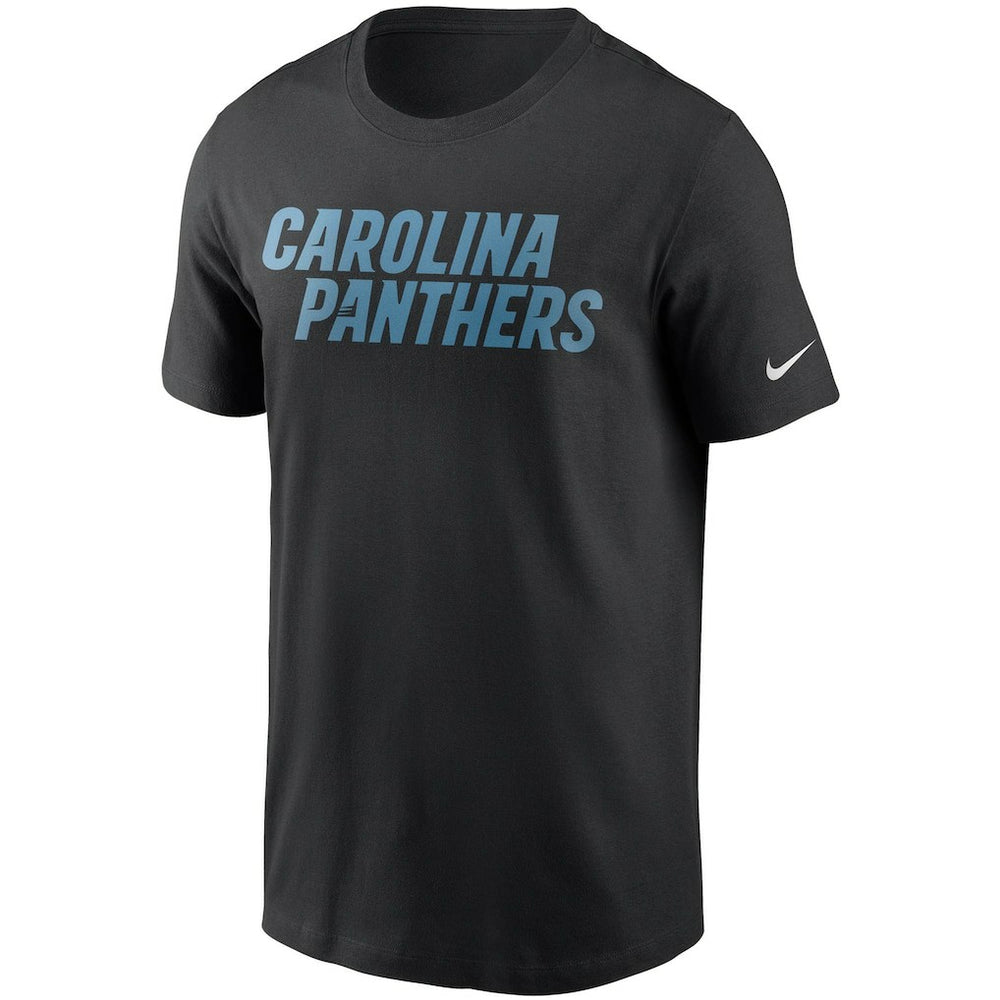 Carolina Panthers Team Wordmark T-Shirt Black - Nike