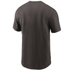 Cleveland Browns Team Wordmark T-Shirt Brown - Nike