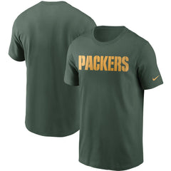 Green Bay Packers Team Wordmark T-Shirt Green - Nike