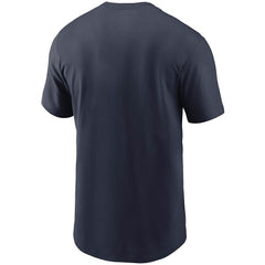 New England Patriots Team Wordmark T-Shirt Navy - Nike