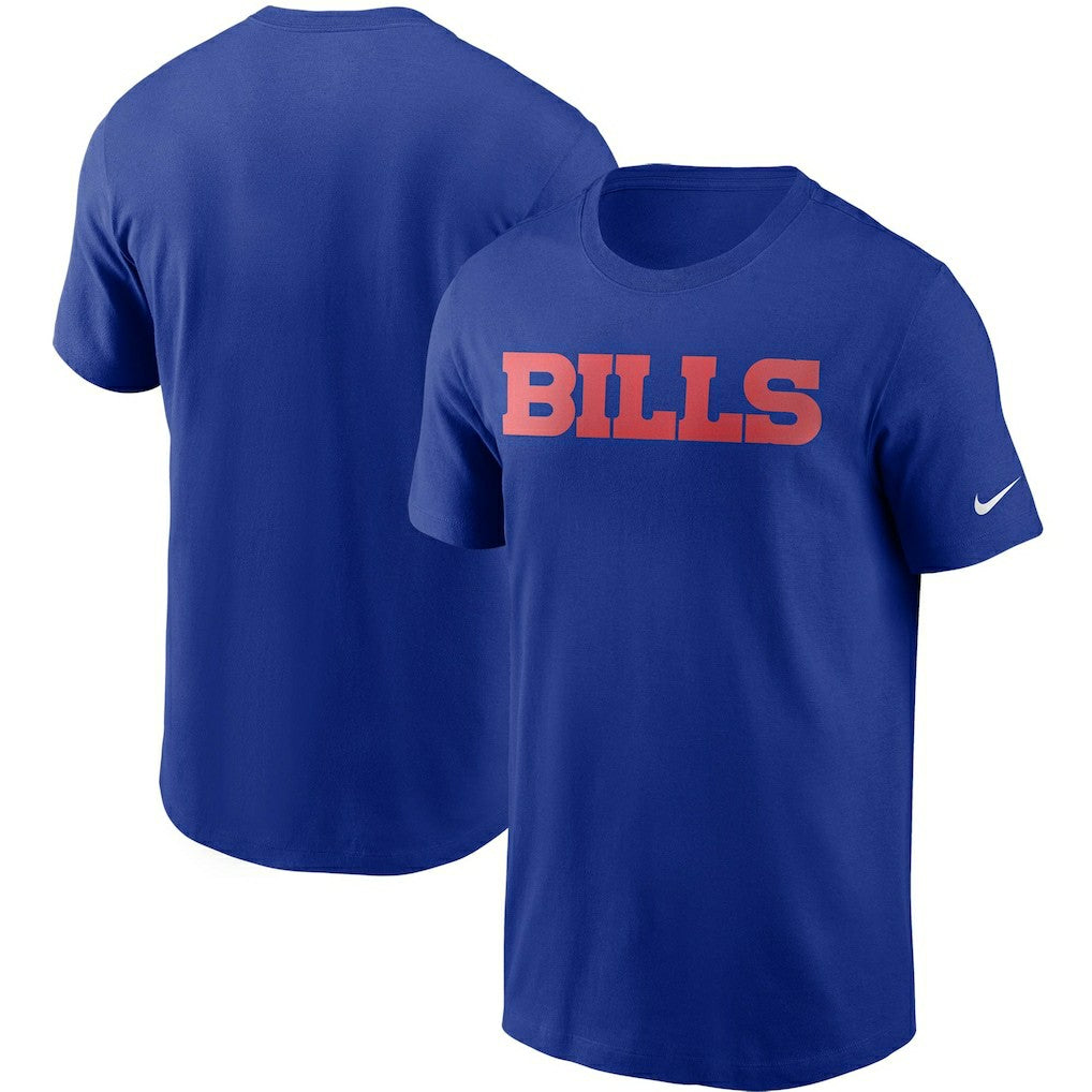 Buffalo Bills Team Wordmark T-Shirt Royal - Nike