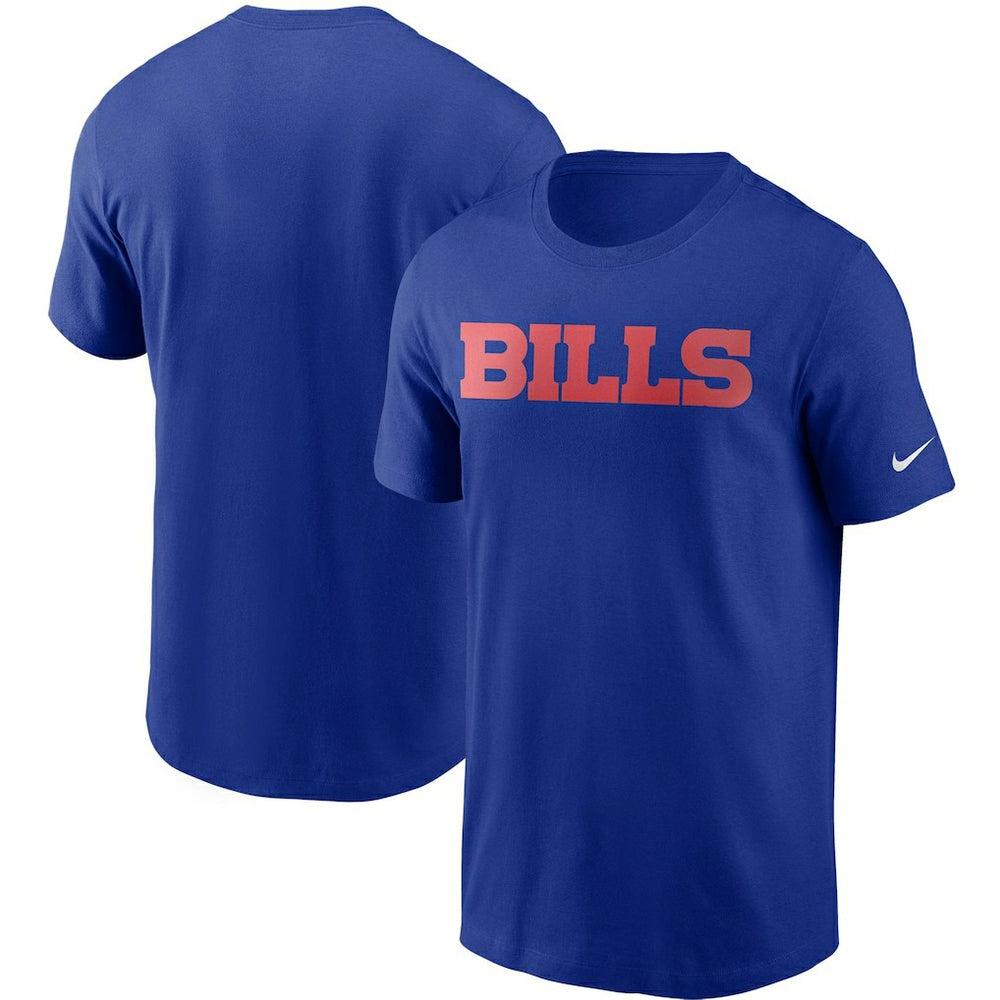 Buffalo Bills Team Wordmark T-Shirt Royal - Nike