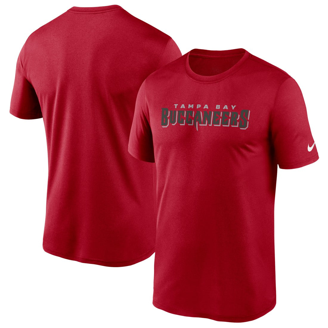 Tampa Bay Buccaneers Wordmark Legend Performance T-Shirt Red - Nike