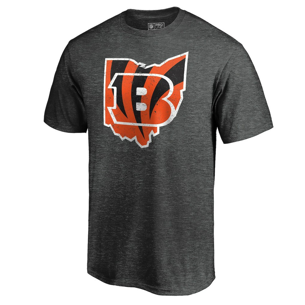 Cincinnati Bengals Hometown Refresh T-Shirt Heathered Gray - NFL