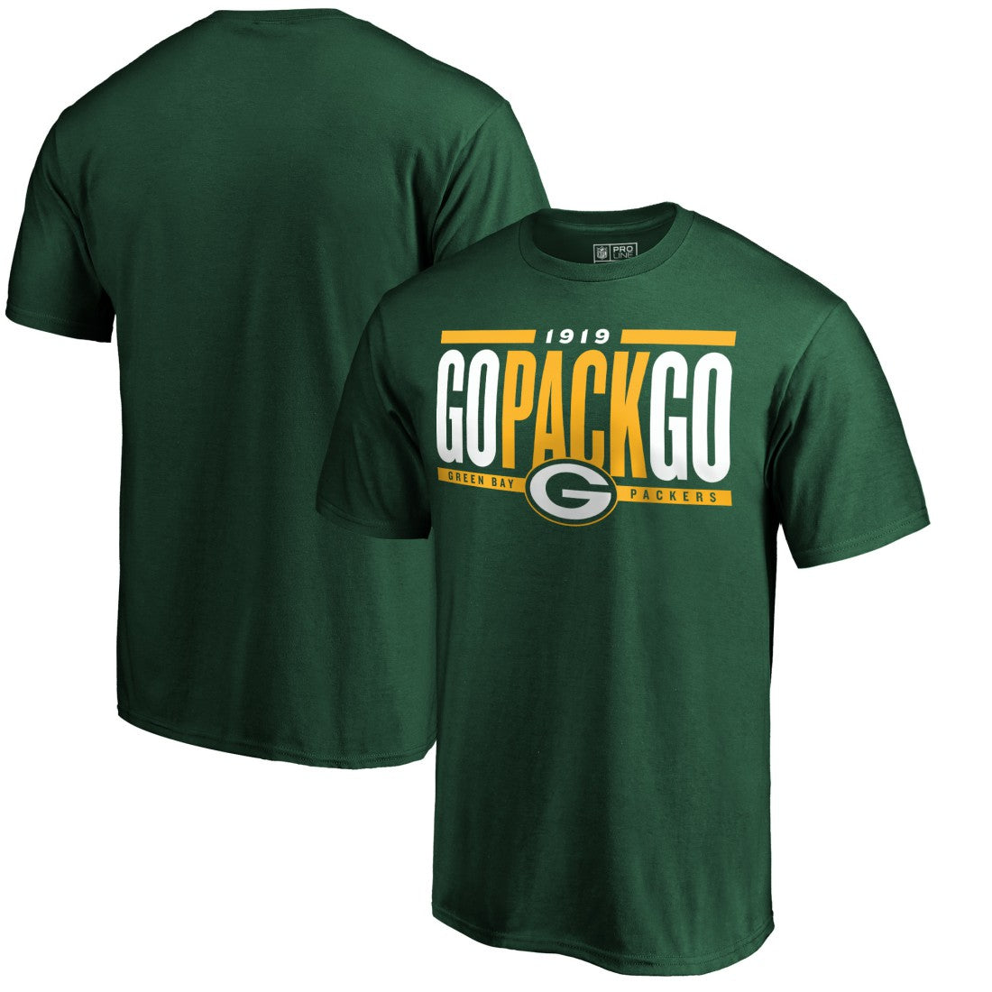 Green Bay Packers Hometown Refresh Go Pack Go T-Shirt Green - NFL