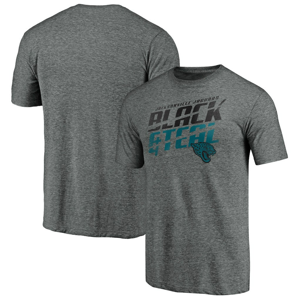 Jacksonville Jaguars Hometown Refresh Tri-Blend T-Shirt Charcoal - NFL