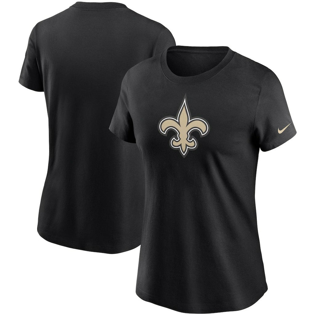 New Orleans Saints Women's Logo Essential T-Shirt Black - Nike