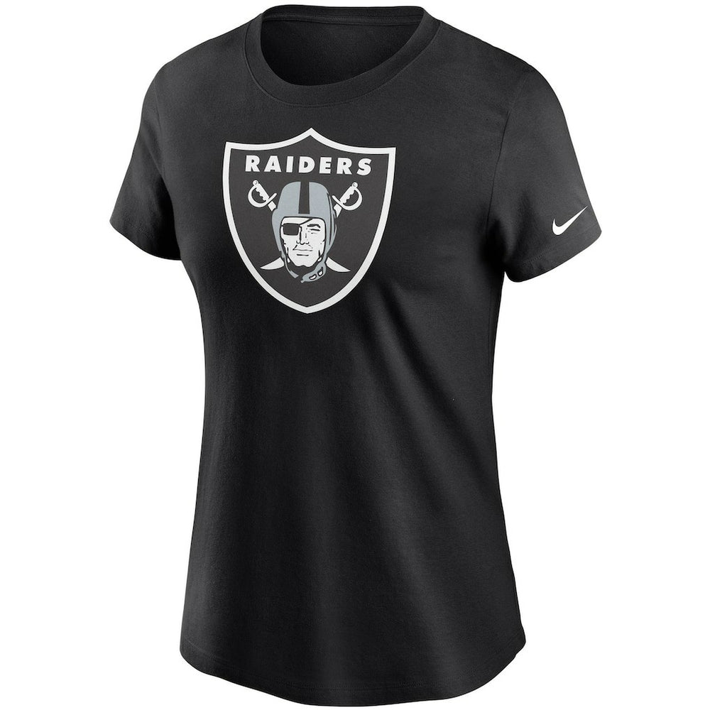 Las Vegas Raiders Women's Logo Essential T-Shirt Black - Nike