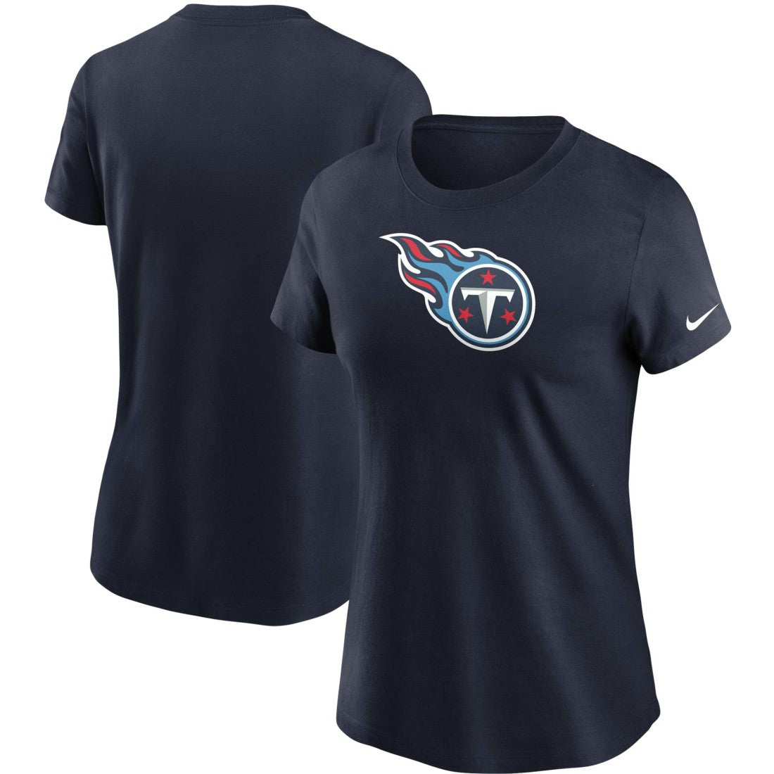 Tennessee Titans Women's Logo Essential T-Shirt Navy - Nike