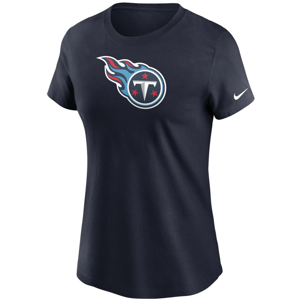 Tennessee Titans Women's Logo Essential T-Shirt Navy - Nike
