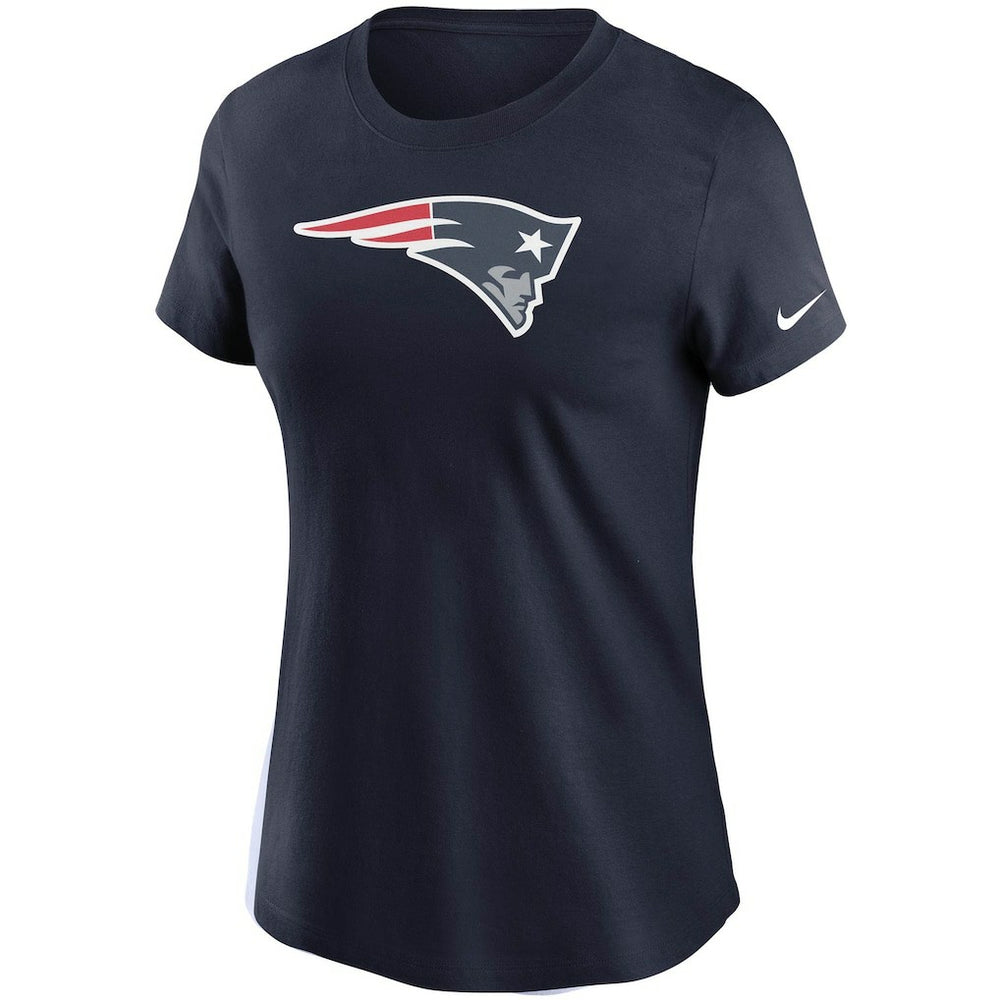 New England Patriots Women's Logo Essential T-Shirt Navy - Nike