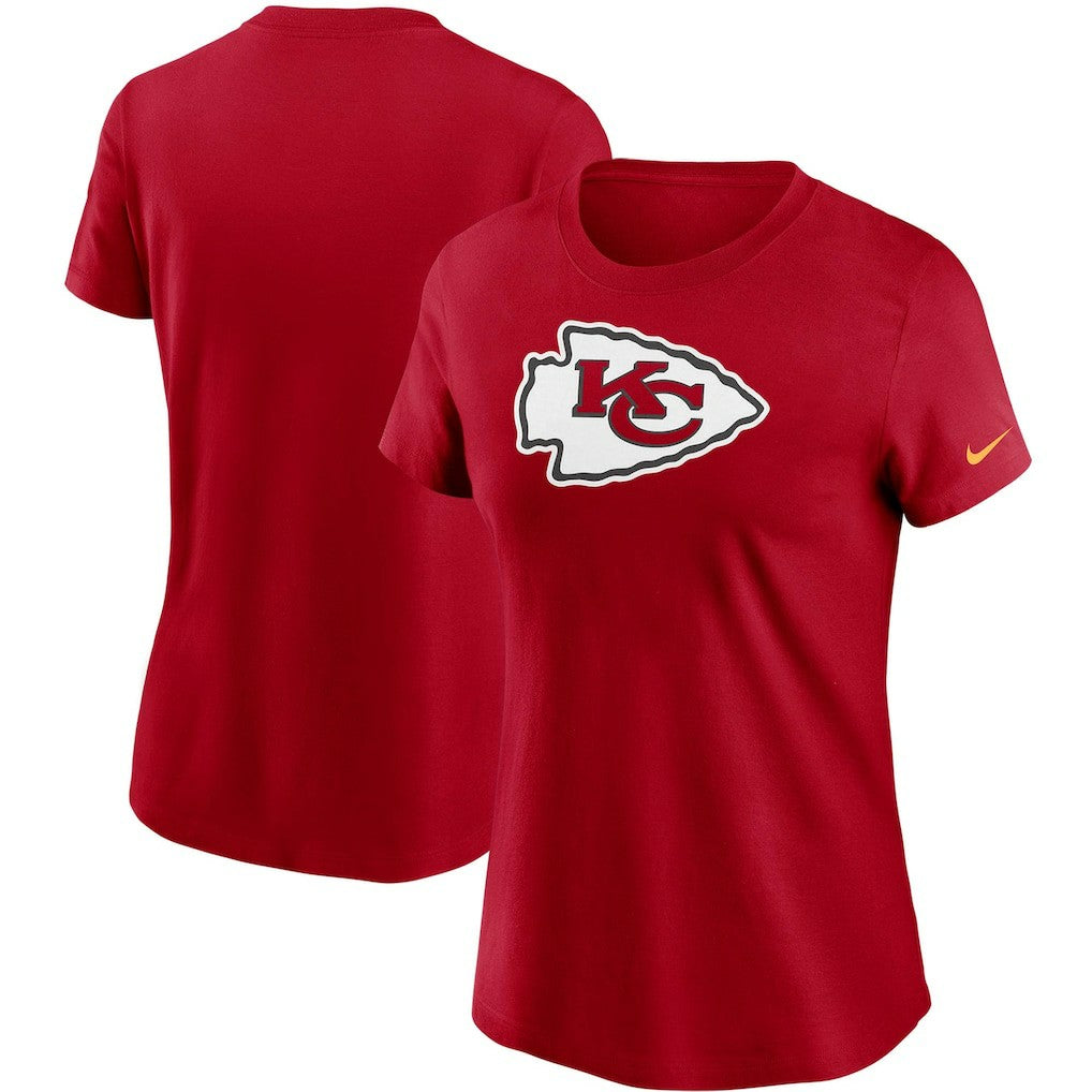 Kansas City Chiefs Women's Logo Essential T-Shirt Red - Nike