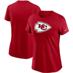 Kansas City Chiefs Women's Logo Essential T-Shirt Red - Nike
