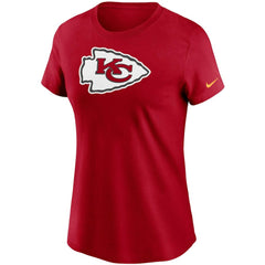 Kansas City Chiefs Women's Logo Essential T-Shirt Red - Nike