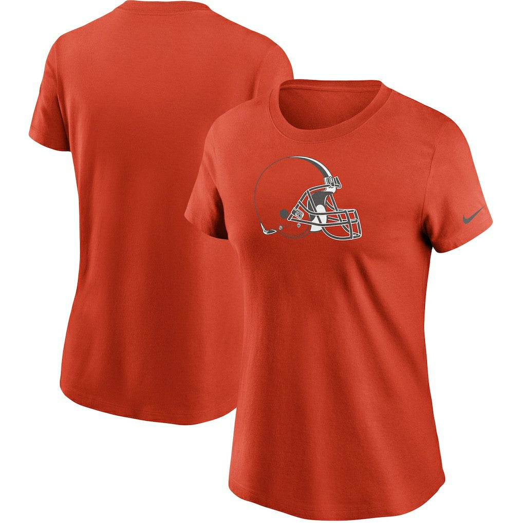 Cleveland Browns Women's Logo Essential T-Shirt Orange - Nike