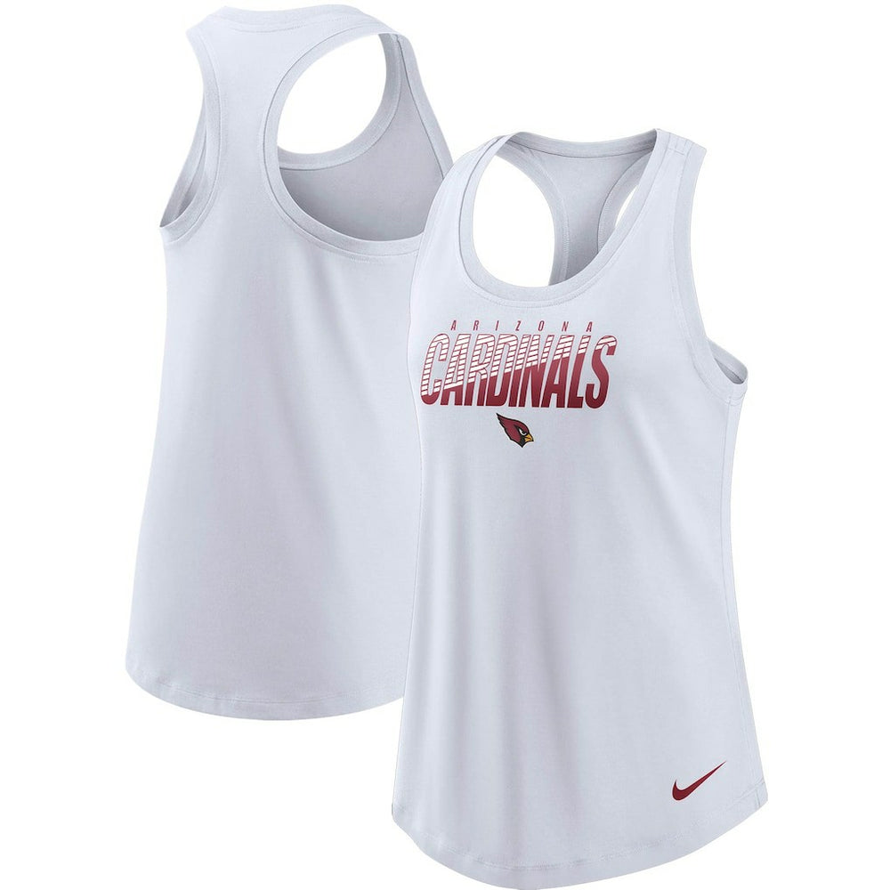 Arizona Cardinals Women's Light Impact Performance Racerback Tank Top White - Nike