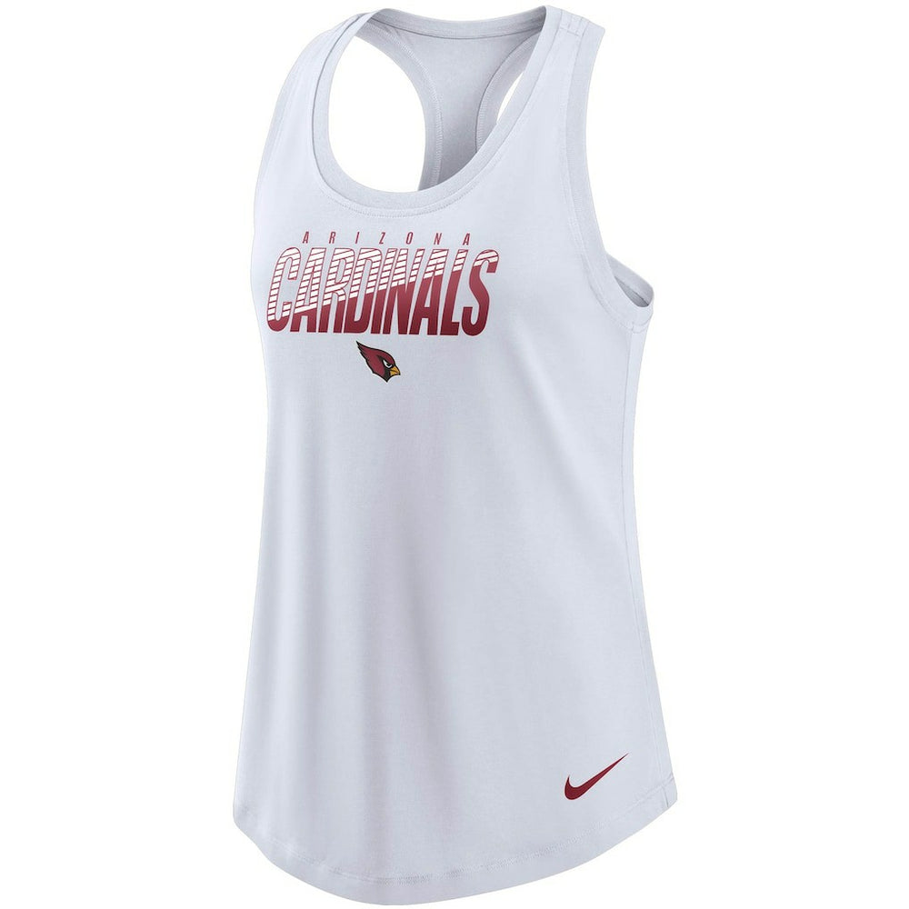 Arizona Cardinals Women's Light Impact Performance Racerback Tank Top White - Nike