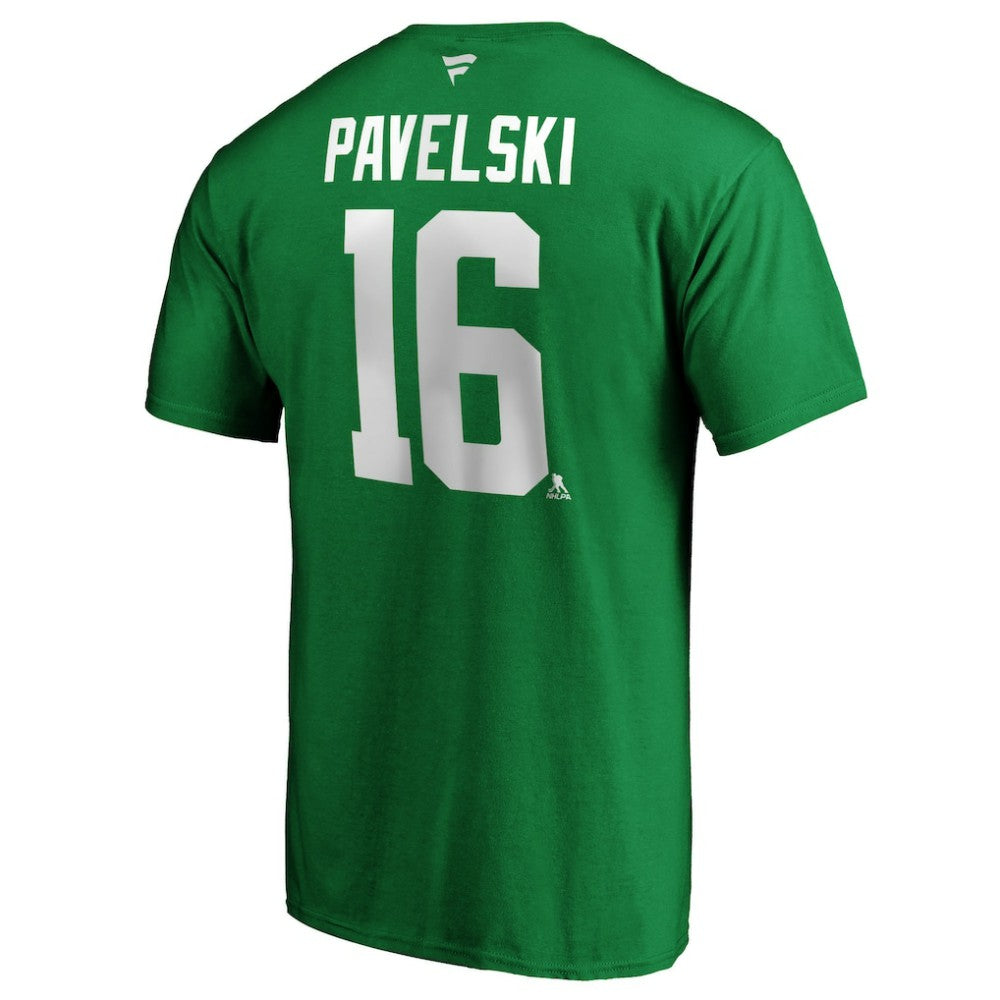 Joe Pavelski Dallas Stars - Fanatics Authentic Stack Player Name & Number T-Shirt Kelly Green