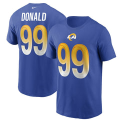 Aaron Donald Los Angeles Rams Name & Number T-Shirt Royal - Nike