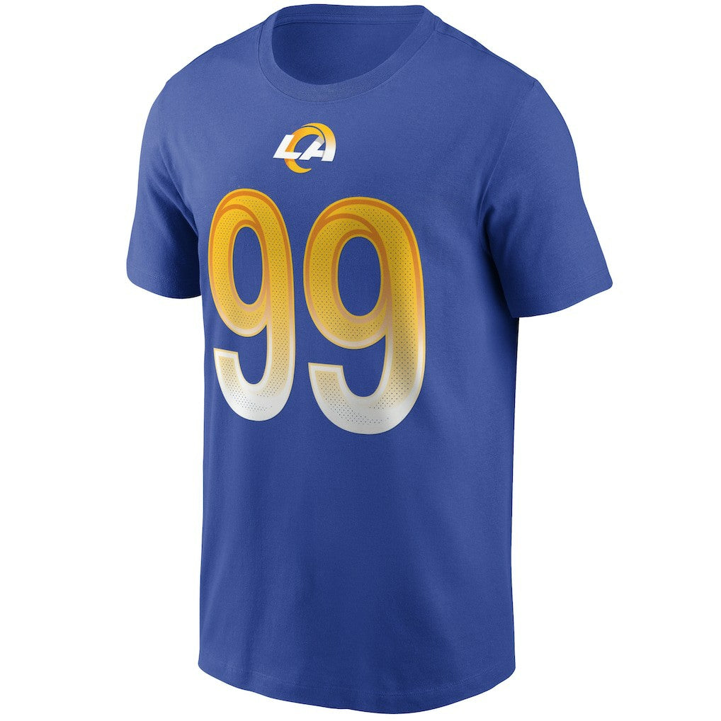 Aaron Donald Los Angeles Rams Name & Number T-Shirt Royal - Nike