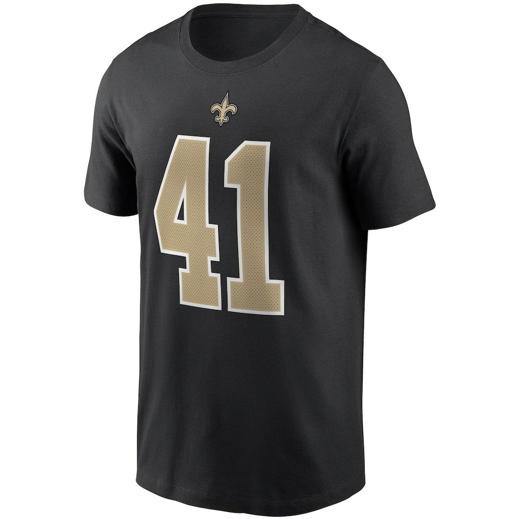 Alvin Kamara New Orleans Saints Name & Number T-Shirt Black - Nike