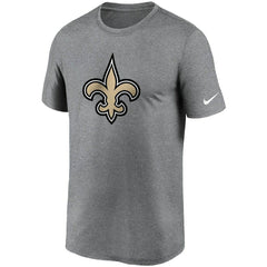 New Orleans Saints Logo Essential Legend Performance T-Shirt Heathered Charcoal - Nike