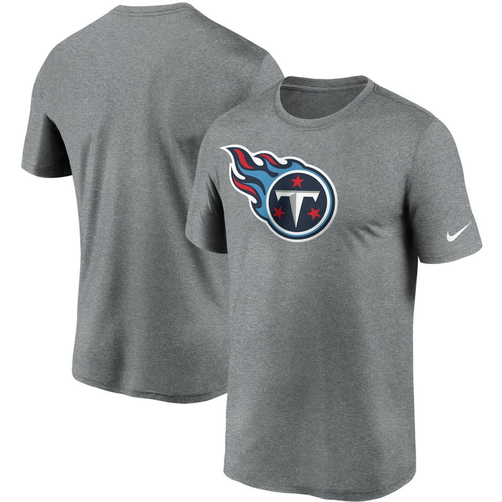 Tennessee Titans Logo Essential Legend Performance T-Shirt Heathered Charcoal - Nike