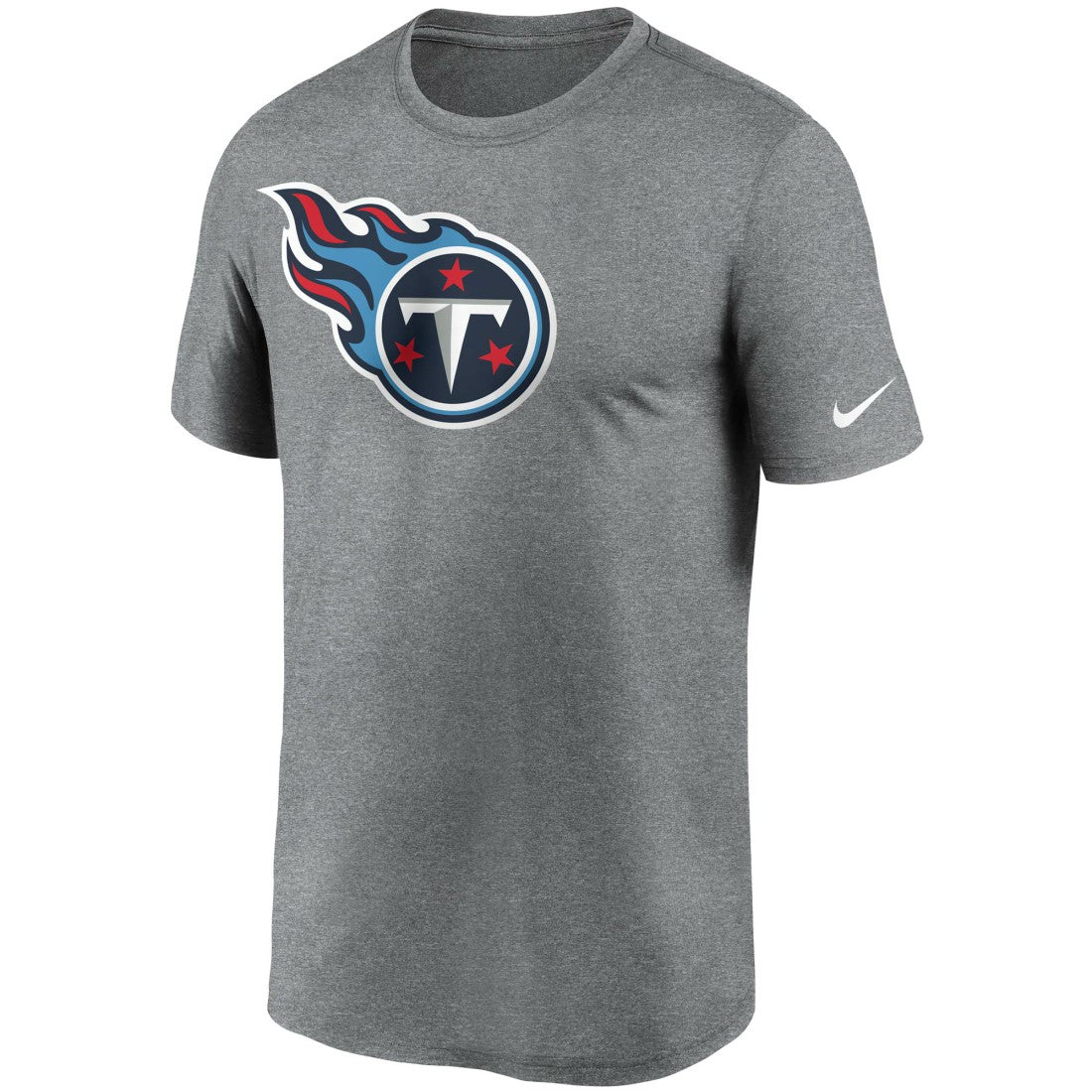 Tennessee Titans Logo Essential Legend Performance T-Shirt Heathered Charcoal - Nike