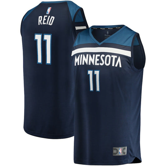 Naz Reid Minnesota Timberwolves Fast Break Replica Jersey Navy - Icon Edition | NBA Jerseys