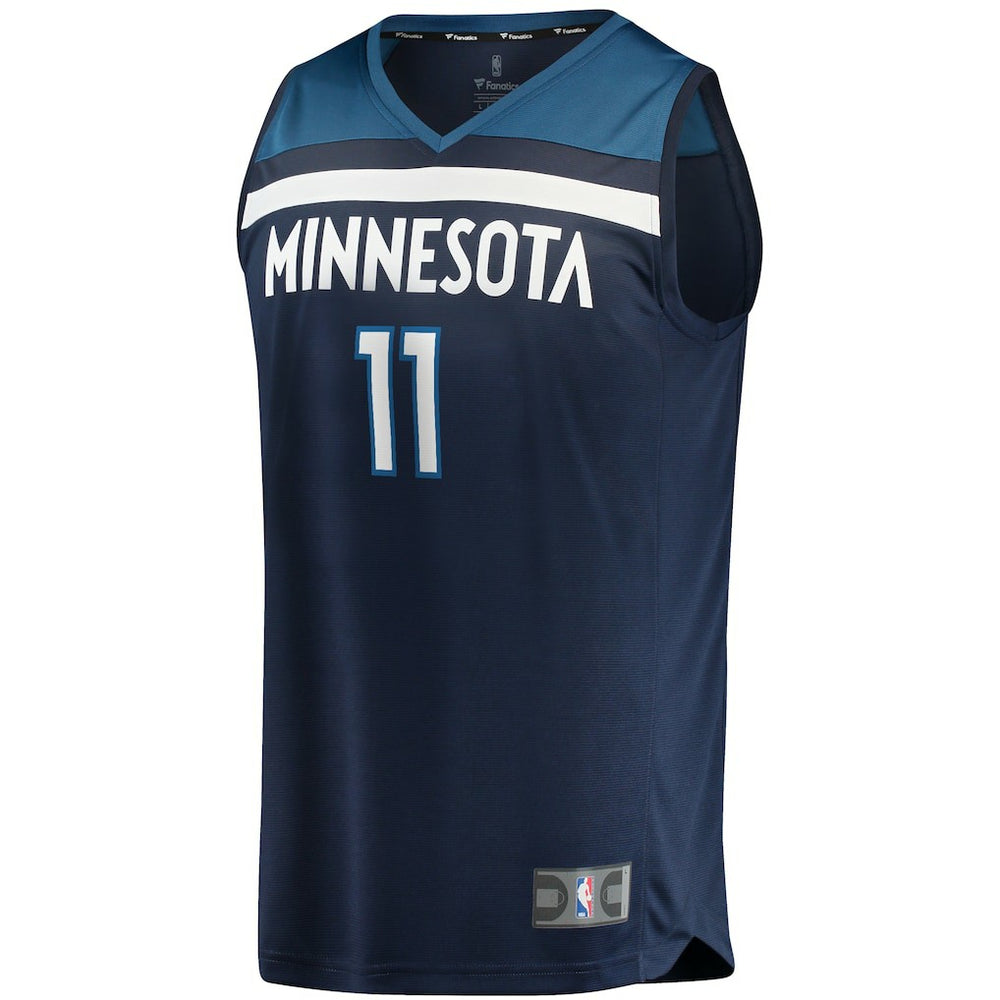 Fanatics - Naz Reid Minnesota Timberwolves Fast Break Replica Jersey Navy - Icon Edition