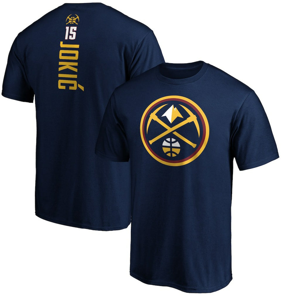NBA - Nikola Jokic Denver Nuggets Playmaker Name & Number T-Shirt - Navy