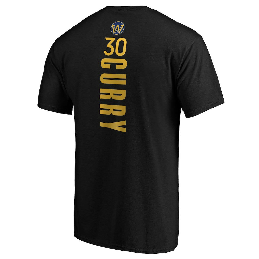 NBA - Stephen Curry Golden State Warriors Playmaker Name & Number Team T-Shirt - Black