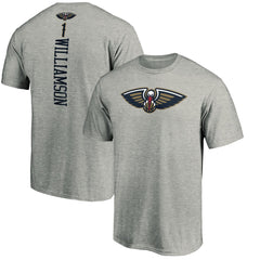 NBA - Zion Williamson New Orleans Pelicans Playmaker Name & Number Team T-Shirt - Heathered Gray