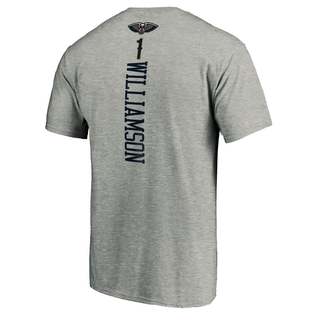 NBA - Zion Williamson New Orleans Pelicans Playmaker Name & Number Team T-Shirt - Heathered Gray