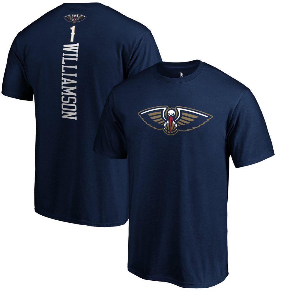 NBA - Zion Williamson New Orleans Pelicans Team Playmaker Name & Number T-Shirt - Navy