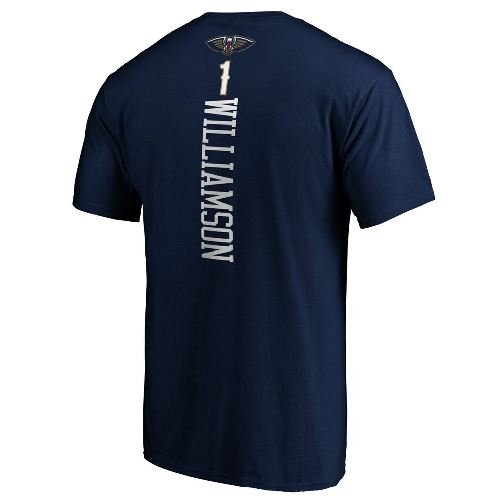 NBA - Zion Williamson New Orleans Pelicans Team Playmaker Name & Number T-Shirt - Navy