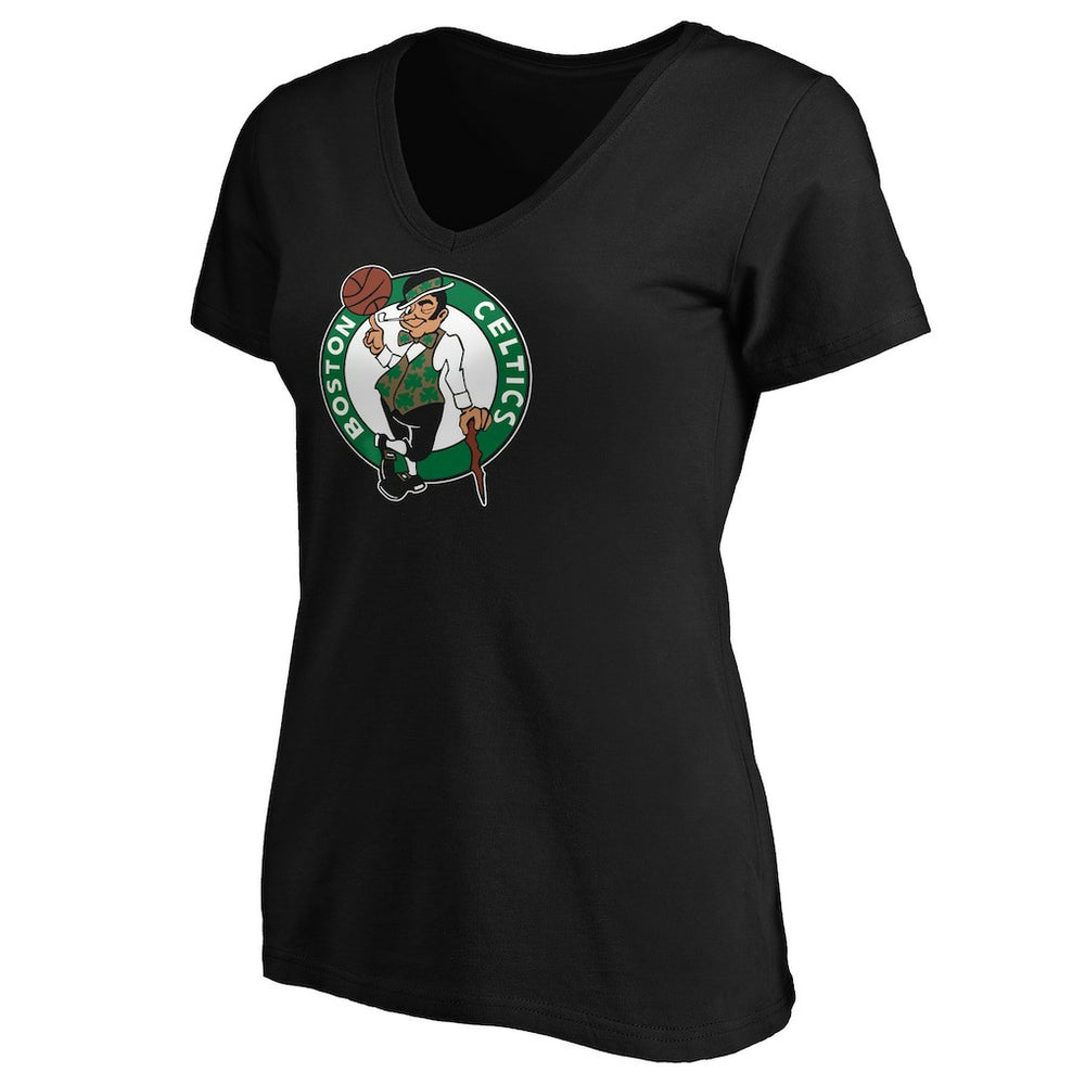 NBA - Jayson Tatum Boston Celtics Women's Playmaker Name & Number V-Neck T-Shirt - Black