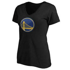 NBA - Stephen Curry Golden State Warriors Women's Playmaker Name & Number V-Neck T-Shirt - Black