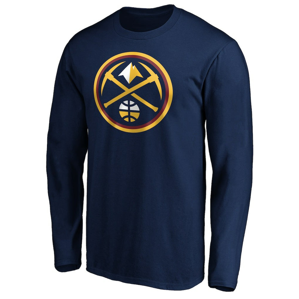 NBA - Nikola Jokic Denver Nuggets Playmaker Name & Number Long Sleeve T-Shirt - Navy