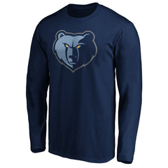 NBA - Ja Morant Memphis Grizzlies Playmaker Name & Number Long Sleeve T-Shirt - Navy
