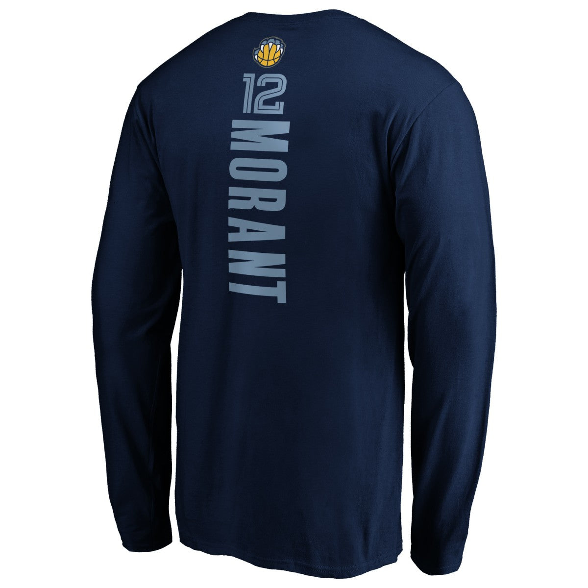 NBA - Ja Morant Memphis Grizzlies Playmaker Name & Number Long Sleeve T-Shirt - Navy